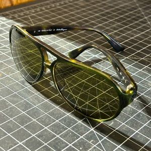 Salvatore Ferragamo tortoise shell sunglasses